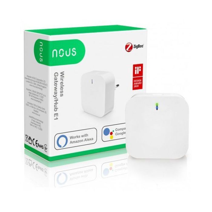 Box domotique Zigbee 3.0 WiFi - NOUS - NOUS-E1 - Jusquà 100 appareils - Compatible Tuya Zigbee et Bluetooth