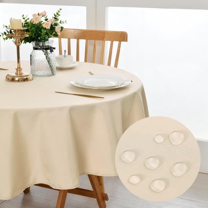 Nappe Rectangulaire PartyWoo 137x274cm - Imperméable Lavable