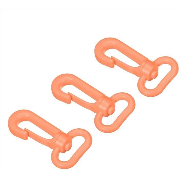 Mousqueton plastique résistant - Crochet en plusieurs tailles (mm