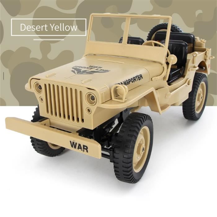 Jjrc Q65 1 10 2 4g Rc Ouverte Voiture Militaire Jeep Hors Route 4