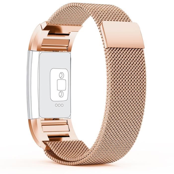 Aux femmes aux femmes bracelet de montre Fitbit Charge 2 or rose