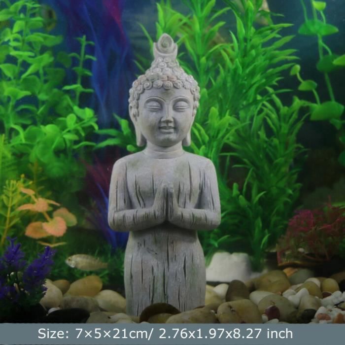 Gastheer van Kosciuszko Herrie Statue de bouddha en résine, décoration d'aquarium, roche en pierre, pour  les poissons, les reptiles, décor de jardin [2EBE91D] - Cdiscount Maison