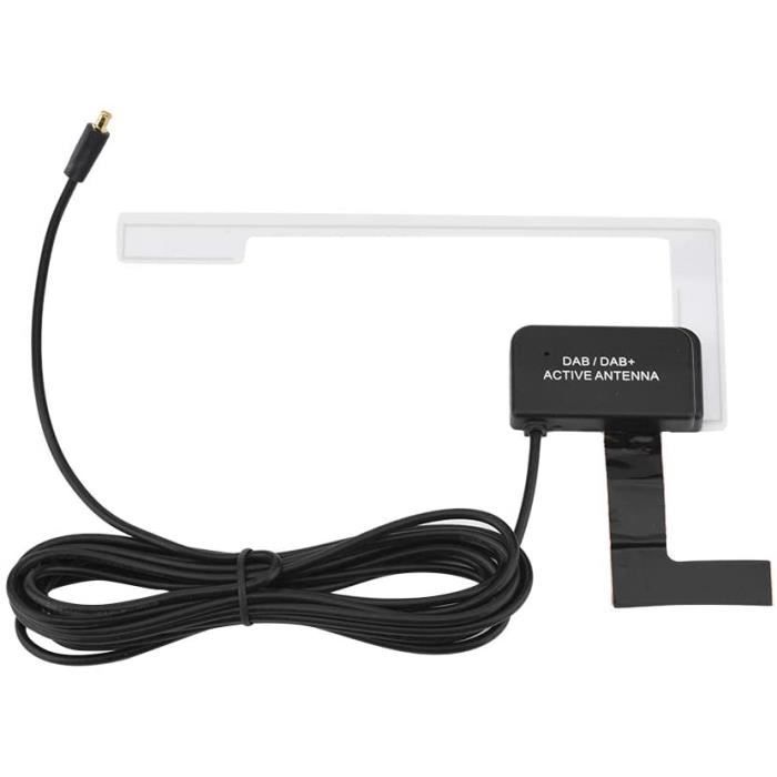 Antenne Radio FM/DAB Télescopique Avec 3 Adaptateurs - Neuf, Extensible Jusqu'à 76 Cm, Connexion F-mâle