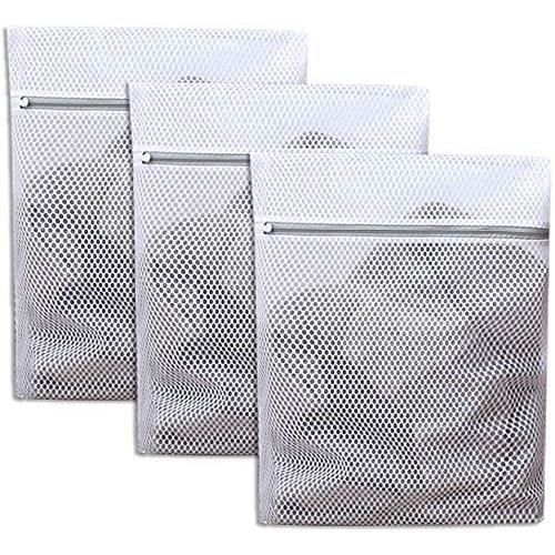 Lot De 7 Filets à Linge Réutilisables – Pour Machine à Laver – Fermeture Éclair Protégée – 3 Tailles