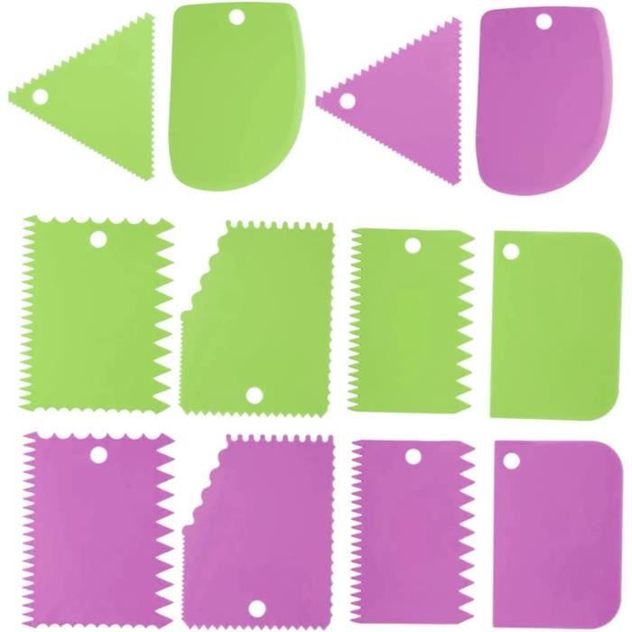 Set De 10 Grattoirs En Plastique Multi-usages - Blanc - Pour Appliquer Du Papier Peint Lisser Platre Solides 92116070