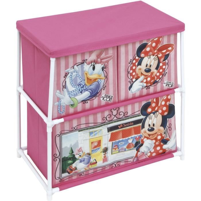 Disney Meuble Meuble De Rangement Minnie Mouse 3 Tiroirs Achat