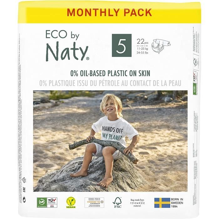 Couche Jetable Couche D Apprentissage Eco By Naty Taille 5 132 Couches 11 25kg Soit Un Mois D Utilisation Couche Eacut25 Cdiscount Puericulture Eveil Bebe