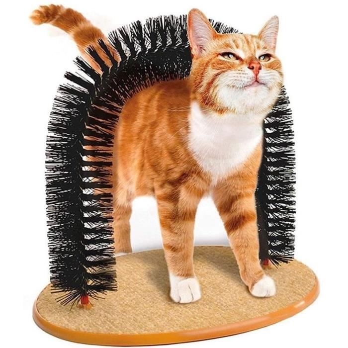 Jouets A L Herbe A Chat Zerkosvort Arche Pour Chat Jouet Arche De Massage Pour Chat Pour Masser Toiletter Et Jouets Pou Cdiscount