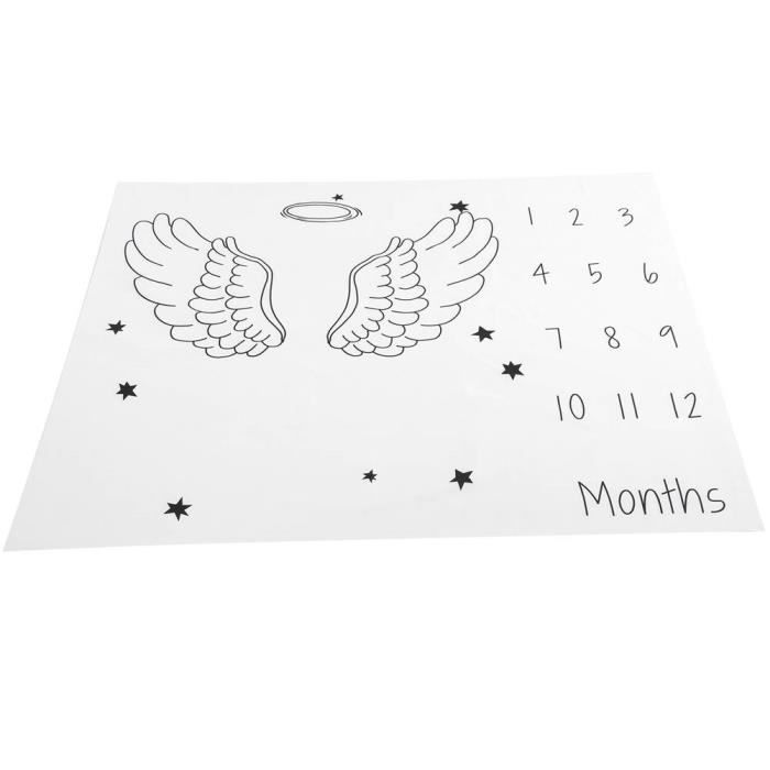 Atyhao Tapis De Jeu Calendrier Bebe Couverture De Fond De Photographie De Bebe De Calendrier Tapis De Jeu Du Mois Fournitures De Cdiscount Maison