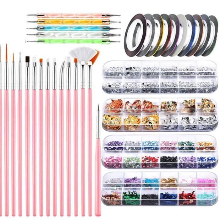 Teegxddy 2880 PCS strass strass visage strass pour vetement rhinestones