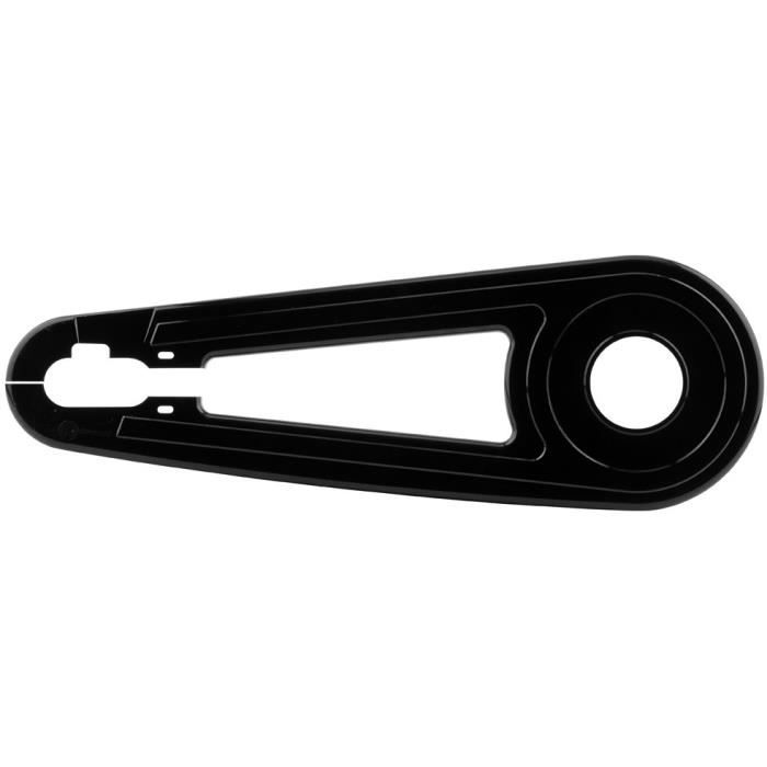 Garde-chaîne avant AXA pour vélo loisir adulte - Noir - 26/28 pouces - 66 x 22,5 cm