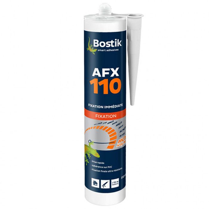 Mastic Acrylique BOSTIK AFX 110 Fixation Immédiate - Fixation Finale Ultra Résistante - Multi matéri