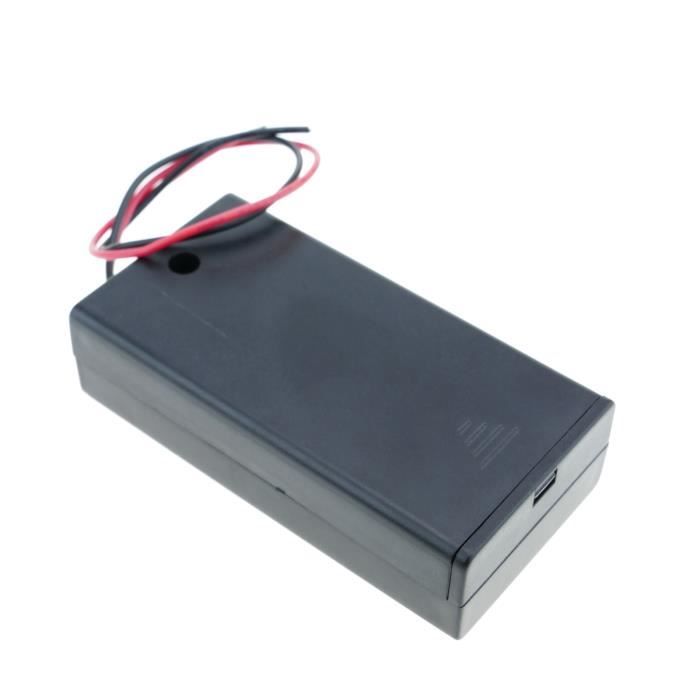 Rangement Piles Avec Testeur Boîte De Rangement Piles LOMUG Avec Testeur - 115 Piles (AA/AAA/Bouton) - Organisation Et Contrôle Charge - Blanc Boîte Piles Compartiments Fixes