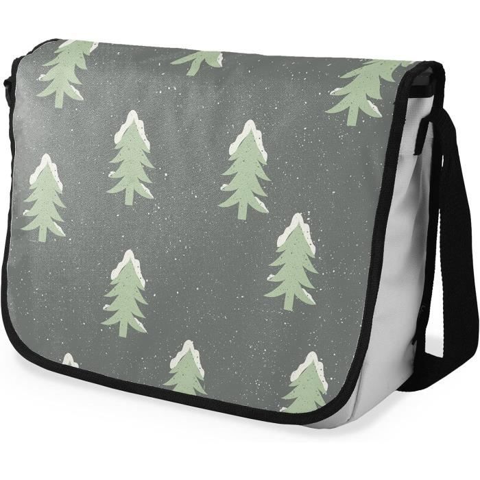 Bonamaison Imprimés Numériquement Sacs De Messager Avec Bracelet Kaki