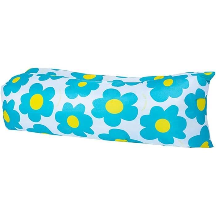 Canapé Gonflable Enfants 200x70cm,Canapé Longue Gonflable,Portable