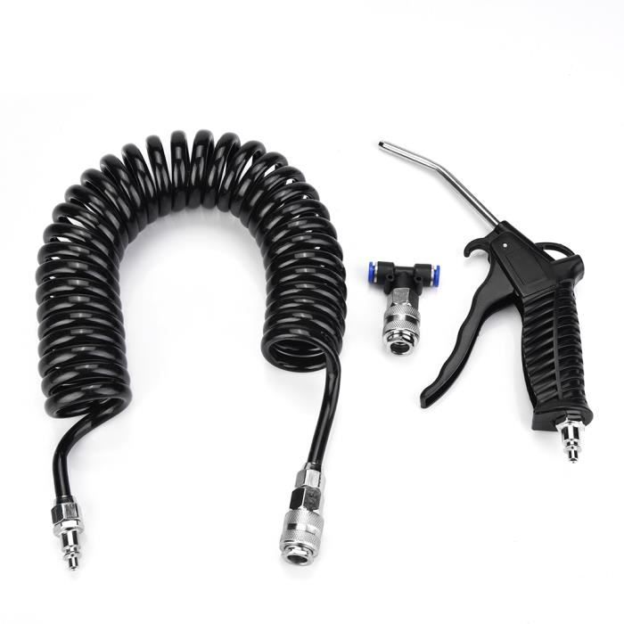 Pistolet Nettoyage Voiture Haute Pression - 8-12 Bars - Avec Buses Et Brosse - Pour Intérieur Auto, Sièges, Moquette