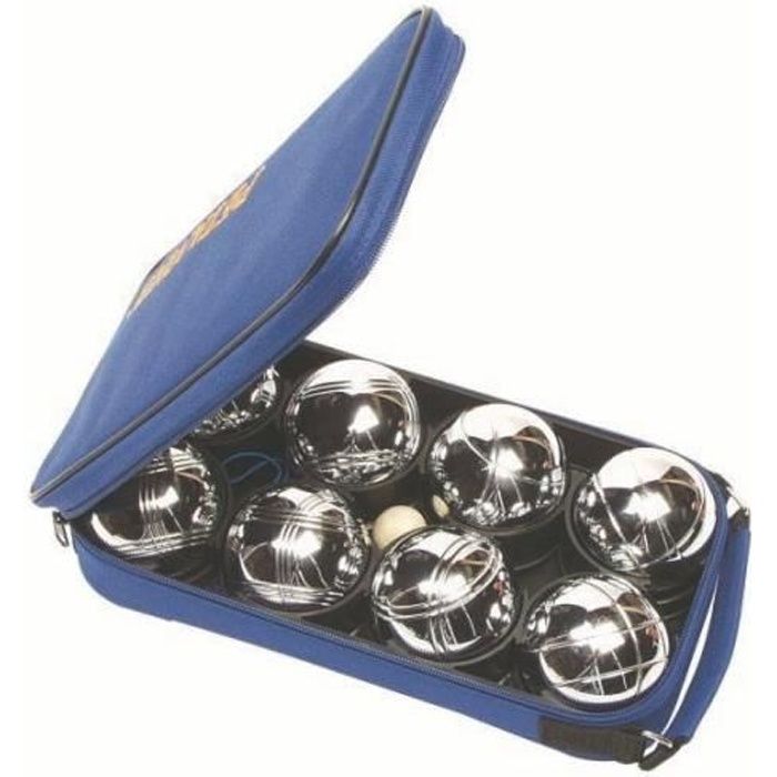 Sacoche de transport avec jeu de 8 boules de pétanque - Pétanque à la Fnac