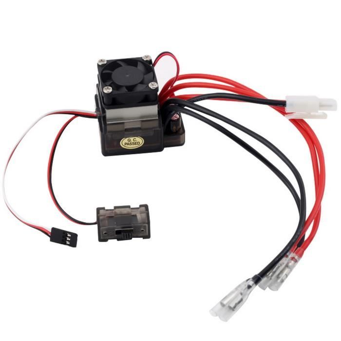 Contrôleur Moteur ESC 20A Greluma - Pour Moteur Brossé 130/180/260/280/380 - Voiture/Bateau RC