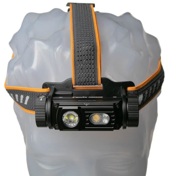 Lampe Frontale - FENIX - HM60R - 1200 Lumens - Rechargeable USB - Aluminium et Plastique