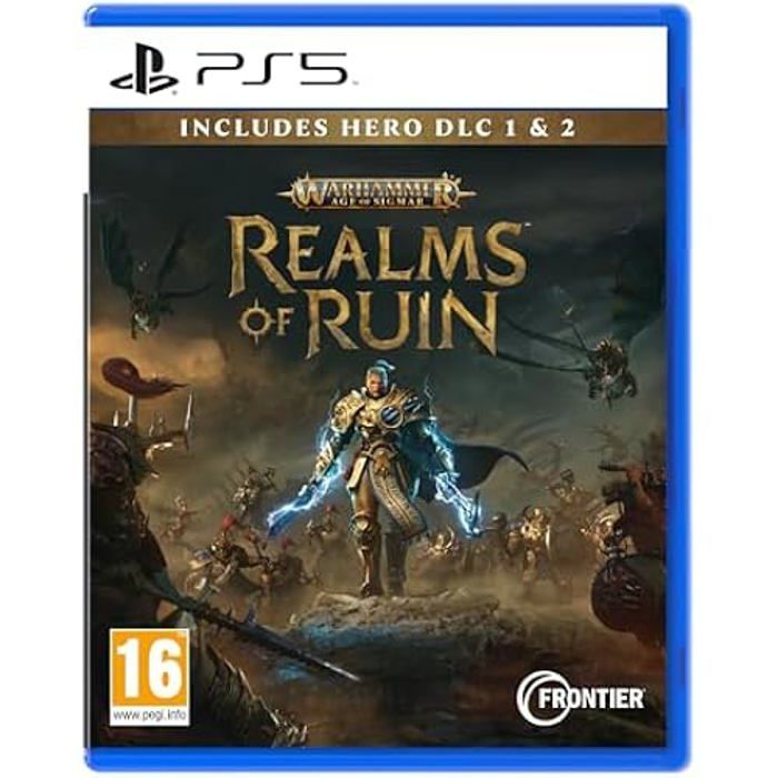 Jeu de stratégie Warhammer Age of Sigmar: Realms of Ruin Campagne cinématique Multijoueurs PS5