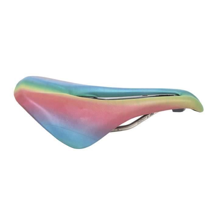 PU Leather Road Bike Saddle - Steel Rail, Hollow Design, Shock Absorbing Comfort Seat For Road & Mountain Bikes