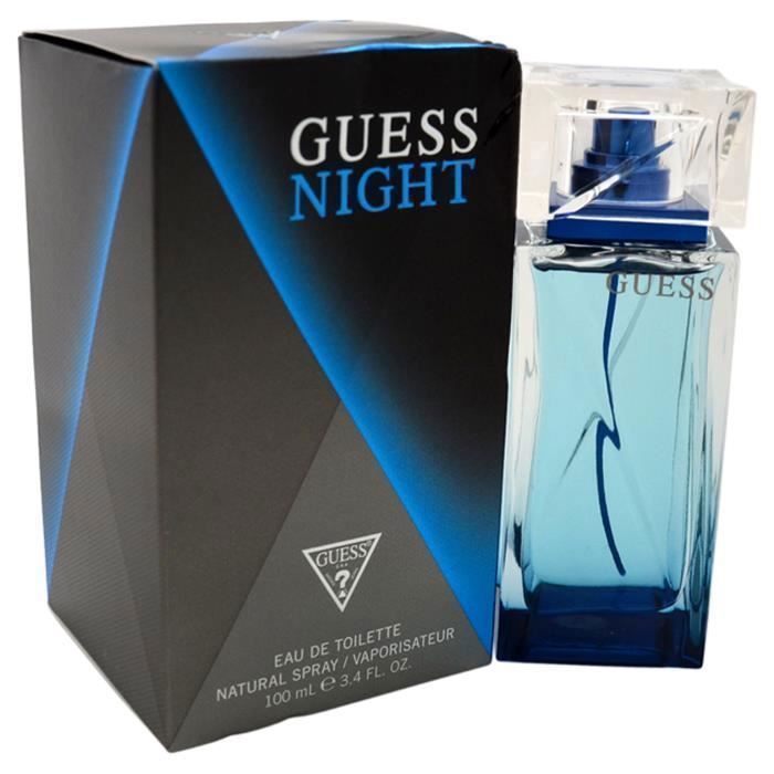 Guess EDT Spray Devinez Nuit-Hommes 3.4 oz