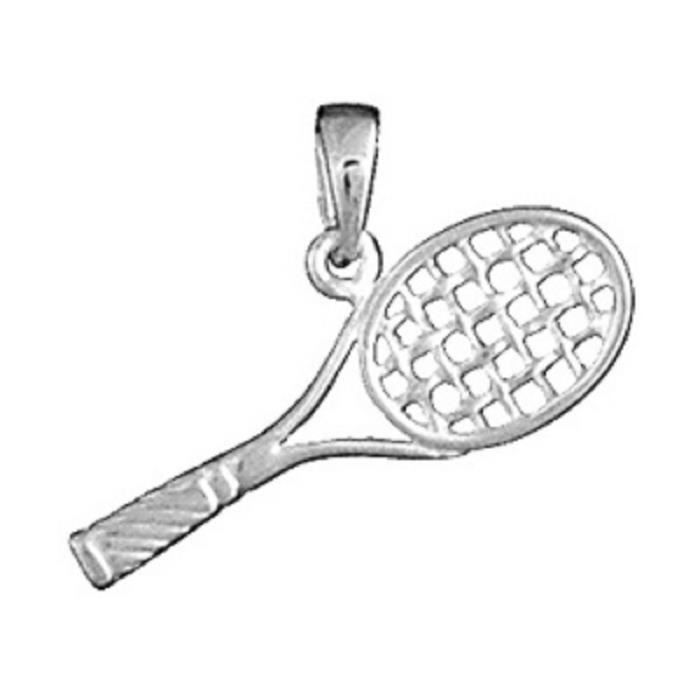 Bijou Sportif Acier Inox Collier Sportif BNQL - Pendentif Baseball, Volley, Tennis Ou Badminton - Cadeau Pour Sportifs Cadeau Sportif