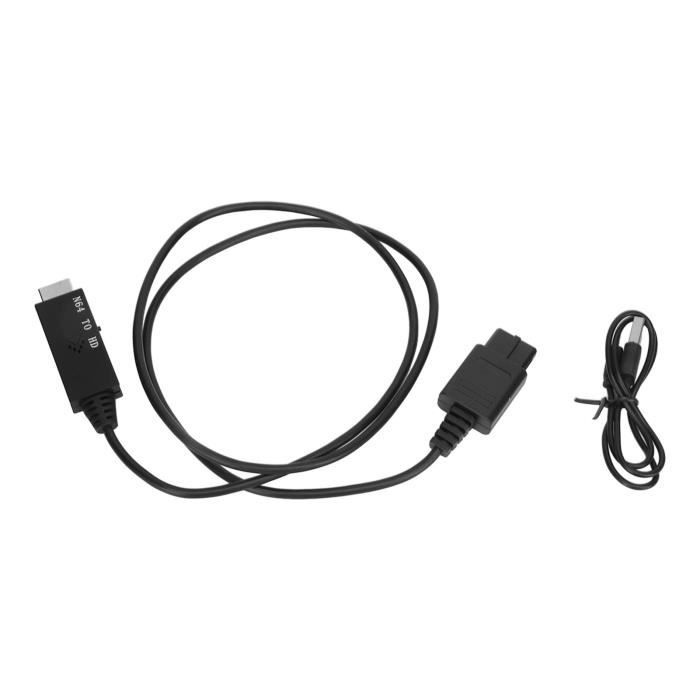 Adaptateur N64 Pour Nintendo Switch & PC - Convertisseur 2 Manettes En 1 - Fonction Turbo & Bouton HOME - Plug & Play - 3