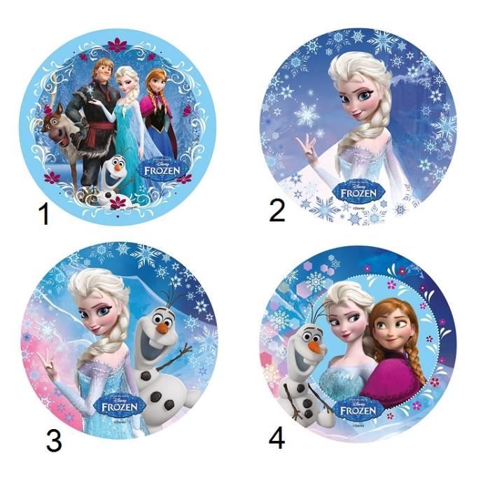 Décor Comestible Reine Des Neiges Pour Gâteau - Azyme Imprimée 21x29,5cm - Fabriqué En France