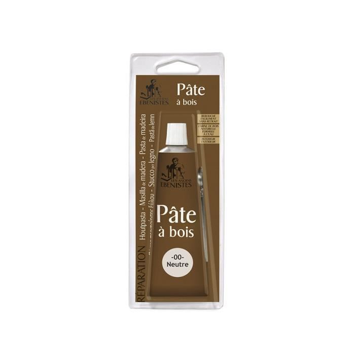Pâte à bois tube 75ml neutre Les Anciens Ébénistes