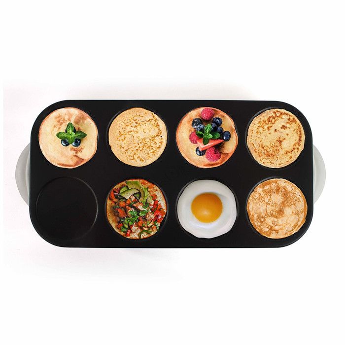 Cr&ecirc;pi&egrave;re Maxi cr&ecirc;pes / pancakes party avec rev&ecirc;tement anti-adh&eacute;sif - 8 personnes - 1500W