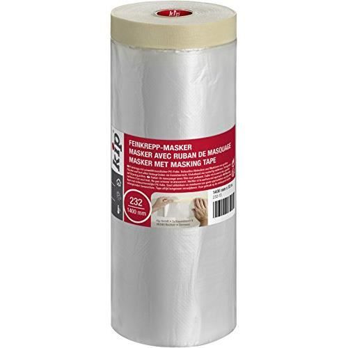 Ruban De Masquage Kip Tape 232-13 - Film De Protection 1400mm X 33m - Pour Peinture Et Vernis