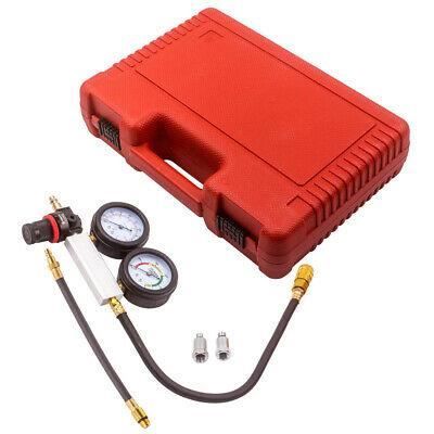 Testeur Compression Cylindre Double Manomètre 0-7bar/0-100psi - Kit Détecteur Fuite Moteur Essence