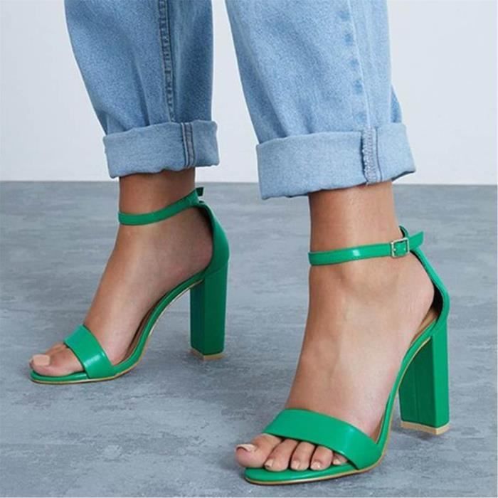 Chaussure hotsell talon bloc