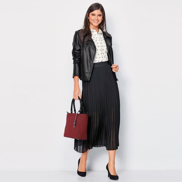 jupe taille elastique femme