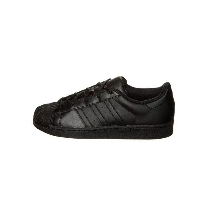 Basket adidas Originals Superstar Cadet Enfant Noir Tige en