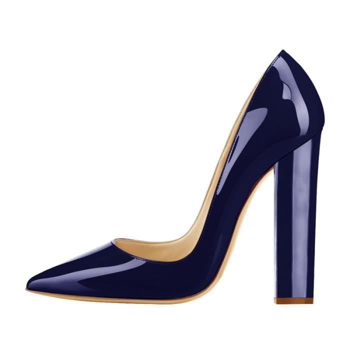 Escarpins à Talon Compensé 5 Cm - Chaussures Femme élégantes Pour Bureau, Sortie Ou Soirée - 13
