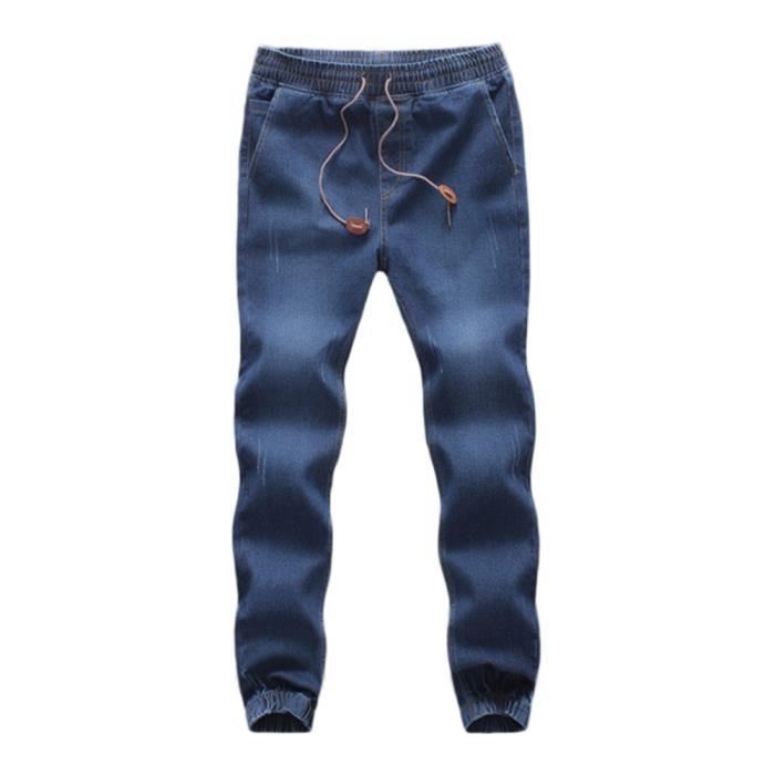 Denim Automne Casual Hommes Coton Elastique Dessine Cordes Travail Pantalons Pantalons Jeans Bleu Fonce Bleu Fonce Achat Vente Jeans Soldes Sur Cdiscount Des Le 20 Janvier Cdiscount