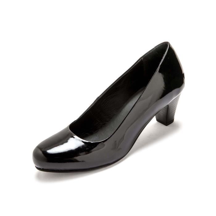 Escarpins cuir, grande largeur - Achat / Vente Escarpins cuir, grande  largeur pas cher - Cdiscount