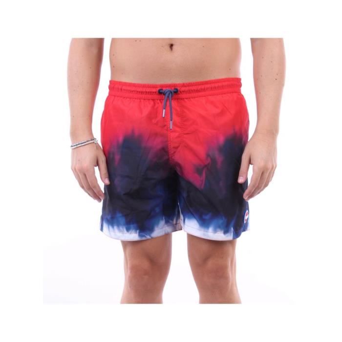 Short De Bain Homme Colmar XL Rouge Colorblock - BB31 - Bon état