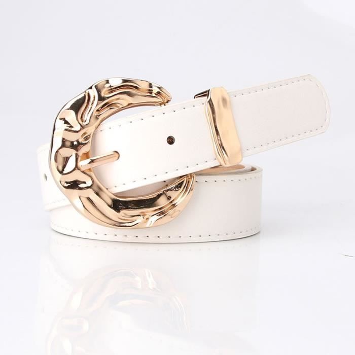 Ceinture En Jean Brodée Noir Et Blanc New Look - Taille M/L Neuve Avec étiquettes