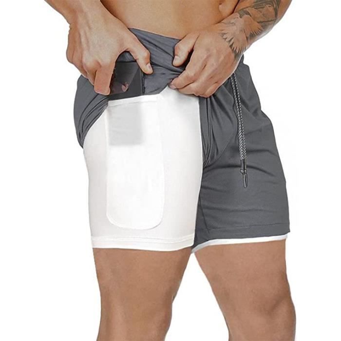 Short de sport shop homme avec poche