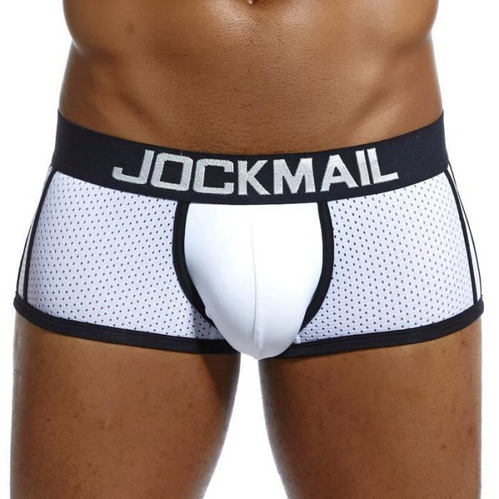Boxer Homme Transparent & Respirant - Maille Polyester/Spandex - Tailles M à 2XL - Neuf Étiqueté