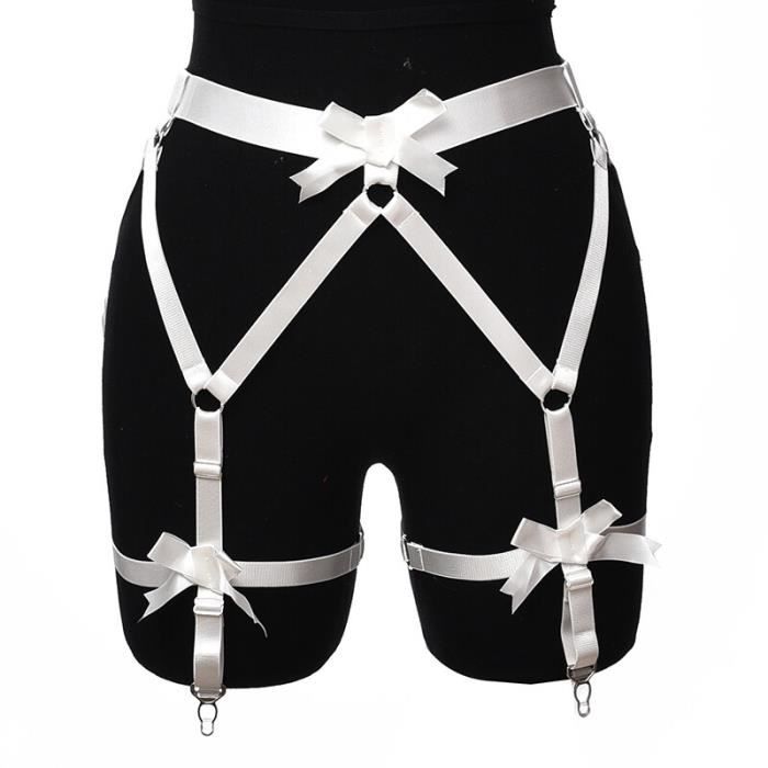 Portejarretelle,Portejarretelles taille haute pour femme,bas
