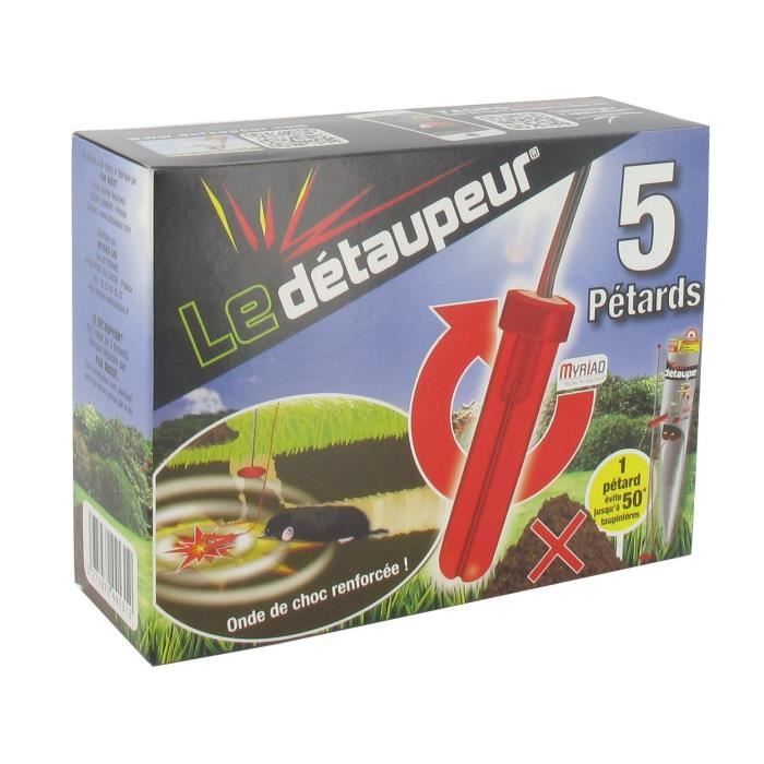 Jardin Pratique Recharge De 5 Petards Pour Le Detaupeur Achat Vente Repulsif Nuisibles Jardin Jp 9509001 Coffret Petards Cdiscount
