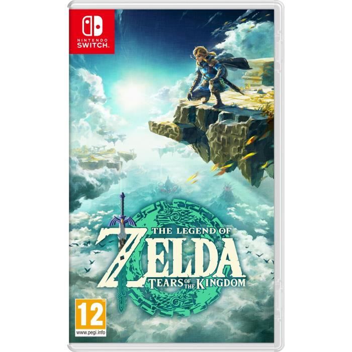 Jeu vidéo - NINTENDO - The Legend of Zelda: Tears of the Kingdom - Standard - Nintendo Switch - PEGI 12+