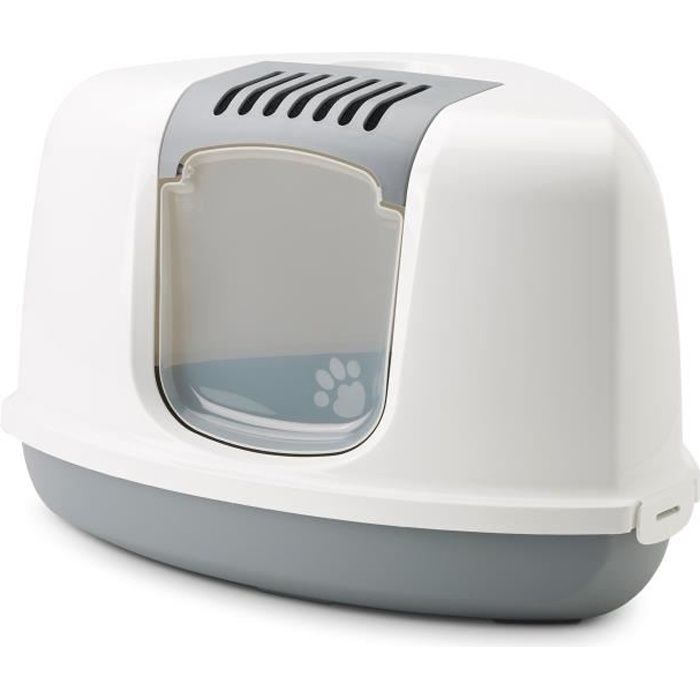 Maison De Toilette Nestor Corner Gris Et Blanc Multicolore