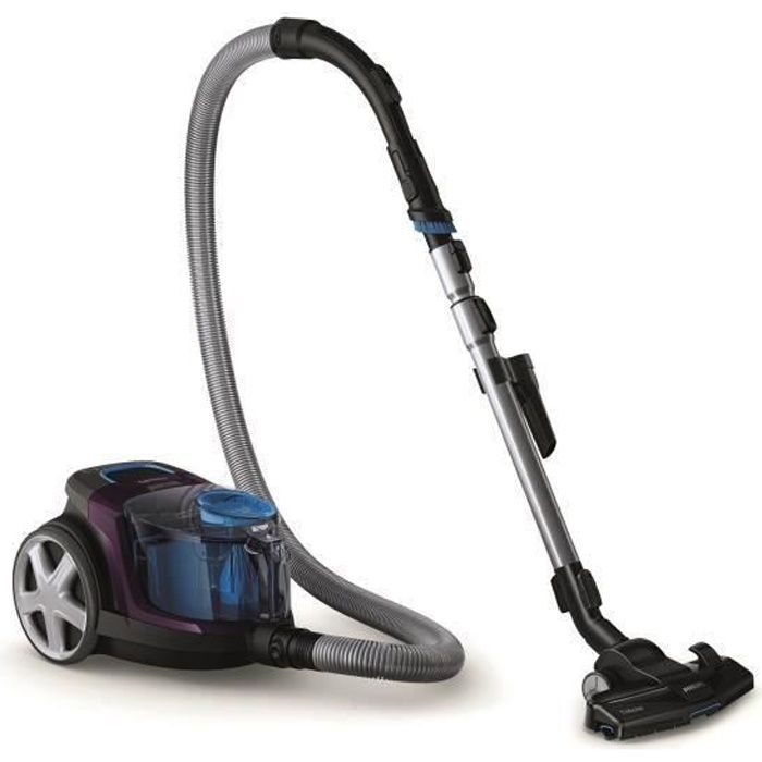 PHILIPS FC9333/09 Aspirateur traîneau sans sac PowerPro Compact - 750W - 79db - Violet