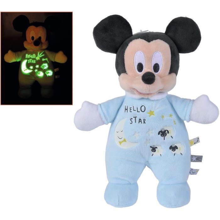 Peluche Mickey avec mouchoir 40 cm DISNEY