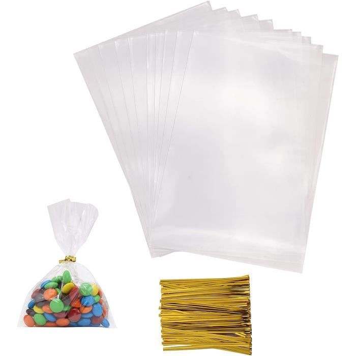 Sachet Bonbons Anniversaire,Sachet Bonbon,Sachet Transparent,Sachet